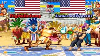 Super Street Fighter 2 Turbo  Digitalinfamy (Usa) vs Jameswalton101 (Usa) 슈퍼 스트리트 파이터 2 터보