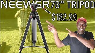 Neewer 78'' Pro Video Carbon Fiber Tripod: Unboxing, Setup, & First Impressions