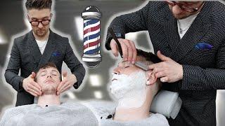 Relaxation | ASMR | Über Relaxing Barbershop Hot Towel Shave