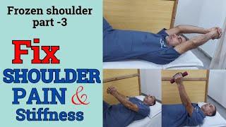 Frozen shoulder exercises at home | Bimanual exercises for frozen shoulder