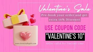 Shop Valentine's Day Gifts Online | love craft gifts | Celebrate Special Moments With Flower Hampers