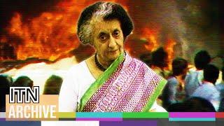 Indira Gandhi Assassination - Dramatic News Footage Captures India's Year of Unrest (1984)