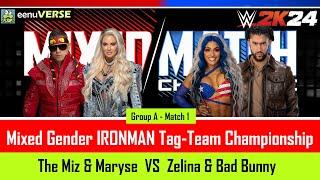 Group A Match 1 | MIXED Gender IRONMAN Tag Championship WWE 2k24