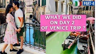 Ep4, Cheapest Gondola Ride | Unique Library | Venice City Tour| Travel Vlog | Desi Couple On The Go