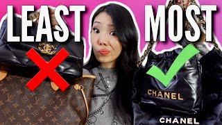 My 5 Most Used & 5 Least Used Luxury Handbags in my Collection  *SHOCKING* | FashionablyAMY