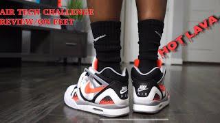 NIKE AIR TECH CHALLENGE II "HOT LAVA" REVIEW/ON FEET