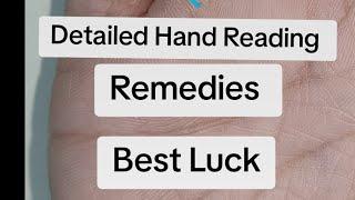 Detail Hand Reading by Yousaf Palmist #yousafpalmist #handanalysis #fortuneteller #reel #palm #palm