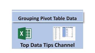 Group Pivot Table Data Items