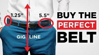 How To Buy The PERFECT Belt (Belt Size, Belt Type, Belt Matching)