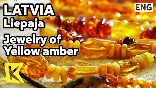 【K】Latvia Travel-Liepaja[라트비아 여행-리예파야]호박 보석/Jewelry of yellow amber/Pine/Resin