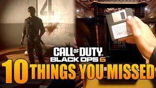 10 Things You Missed in The Black Ops 6 Campaign Gameplay!