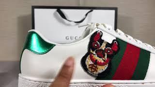 GUCCI Low-top shoes White Unboxing And Review