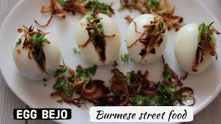 Egg Bejo recipe n Tamil Burmese egg bejo recipe Atho Egg masala burmese street food | Bakrid special