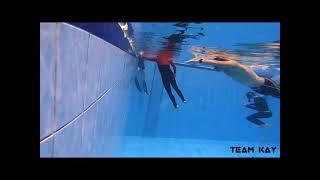 How to do flip turn for freediving, 플립턴