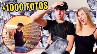 LE LLENO LA HABITACIÓN CON FOTOS DE TATI (guerra de bromas)