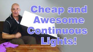 Unboxing, Setup and Review of Continuous Lighting Softboxes for my YouTube and Photographic Studio