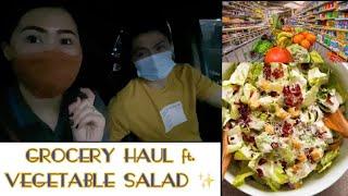 GROCERY HAUL ft. VEGETABLE SALAD | Rocel Pagtalunan