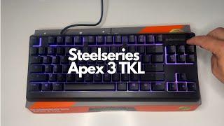 Unboxing Steelseries Apex 3 TKL keyboard