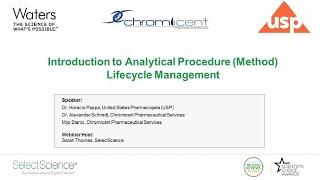 Webinar | Introduction to Analytical Procedure (Method) Lifecycle Management