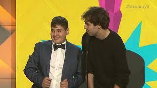 David Dobrik Wins First Person - Streamys 2018