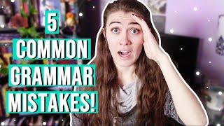 COMMON GRAMMATICAL MISTAKES WRITERS MAKE | punctuation, word usage, and more!