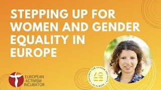 Live interview with Nadège Lharaig from the Alliance for Gender Equality in Europe