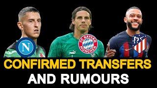 CONFIRMED TRANSFERS AND TRANSFER RUMOURS. TRANSFER NEWS FT. GOLLINI, YANN SOMMER, MEMPHIS DEPAY