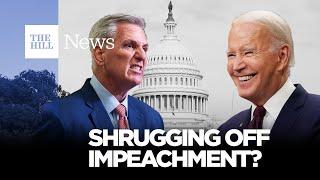 Biden SHRUGS OFF Impeachment Threats; White House Calls GOP Actions 'POLITICAL STUNT'