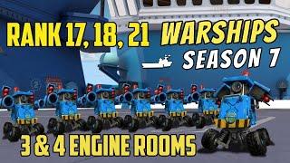 Boom Beach Warships Season 7 3 and 4 Engine Rooms