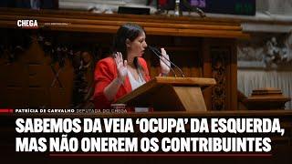 Sabemos da veia 'ocupa' da esquerda, mas não oneremos os contribuintes