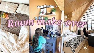 Aesthetic college room makeover🪴DIY budget friendly Room tour