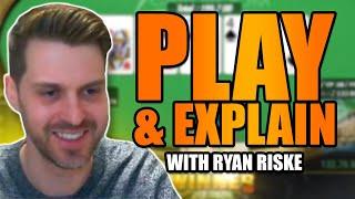 CRUSHING ACR CASH GAMES! Play & Explain With Ryan Riske