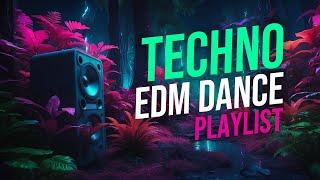  Techno Vibes ️ EDM Hour with Animated Visuals 