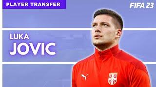 FIFA 23 - PLAYER TRANSFERS | LUKA JOVIC (REAL MADRID TO FIORENTINA) #SHORTS