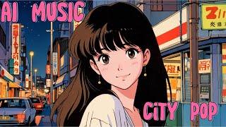 【Playlist】City Pop/80's/AI【English lyrics】