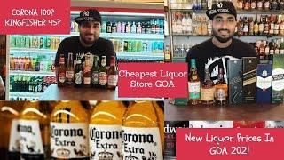 Surprising alcohol prices in Goa || Liquor price Goa 2021 || Fenny, Whiskey, Rum, Vodka, Wine, Beer