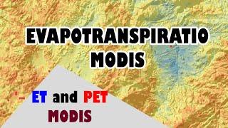 Download ET and PET MODIS | Télécharger ET et ETP MODIS