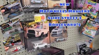 New Hotwheels! We find Slide Street 2, New Haulers, Un-numbered Boulevard's and so much more!