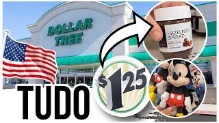 DIA DE MEGA COMPRAS NA DOLLAR TREE - TUDO A $1.25 - LOJA BARATA NOS EUA