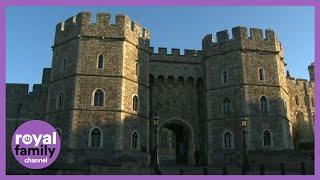 Sun Shining Over Windsor Castle on Morning of Prince Philip's Funeral