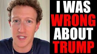 Mark Zuckerberg Does COMPLETE 180, Apologizes For HATING TRUMP in SHOCKING Twist!