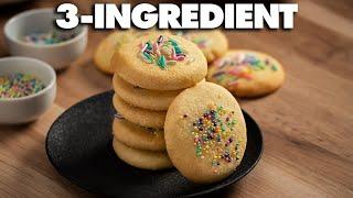 3 Ingredient Sugar Cookies