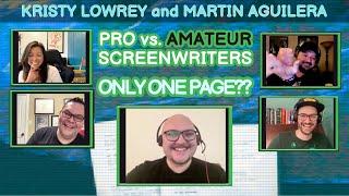 Kristy Lowrey & Martin Aguilera Try to Spot Pro Screenwriting | Spot the Pro #3