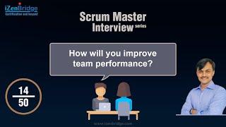 How will you improve team performance?