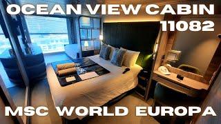 MSC WORLD  EUROPA - beautiful and comfortable  Ocean View cabin  - 11082