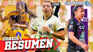 TORMENTA de GOLES en la LIGA MX Femenil - PACHUCA 10-2 TOLUCA -AMÉRICA 7-0 PUEBLA 1