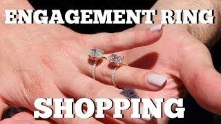 ENGAGEMENT RING SHOPPING: Finding the perfect engagement ring - Freddie & Alyssa VLOG #013