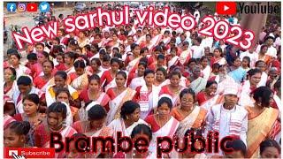 push magh bit gele.//Sarhul video  2023 Brambe public//New sarhul video 2023...//