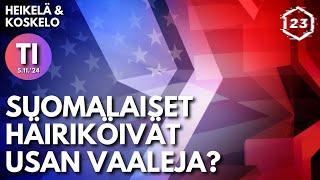 Suomalaispoliitikot häiriköimässä Yhdysvaltojen vaaleja | Heikelä & Koskelo 23 minuuttia | 1016