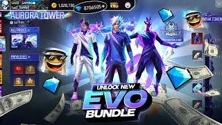 Legendary Aurora Event Free Fire | Unlock New Evo Bundle | Ff New Event | Free Fire New Event Today